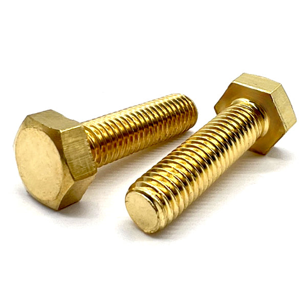 3/8"-16x1" Brass Flat Head Socket Cap Screw