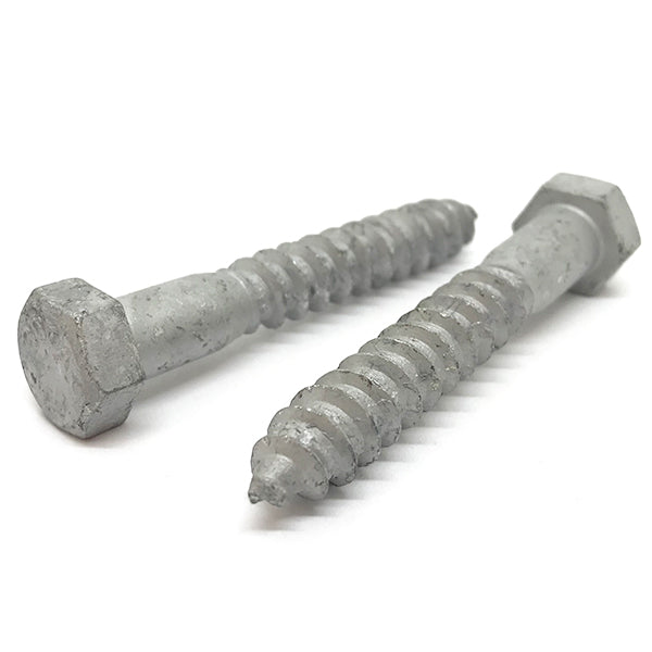 3/8-7x3" Hex Lag Screws A307 Grade A Galvanized