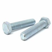 1/4-20x2-1/4" Hex Tap Bolts Grade 5 Full Thread Zinc