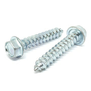 #8x1/2" Hex Washer Head Type AB Self Tapping Sheet Metal Screws Zinc