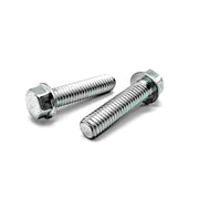 M6-1.0x20 Hex Flange Bolt Smooth Head Off Road Moto Hardware Zinc