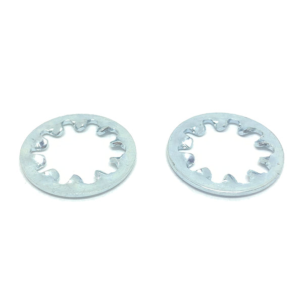M3 Class 10 Internal Tooth Lock Washers Zinc Clear