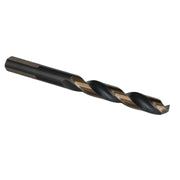 19/64" HSS Black & Gold Split Point Drill Bit with 3-Flat Shank, Contractor Series
