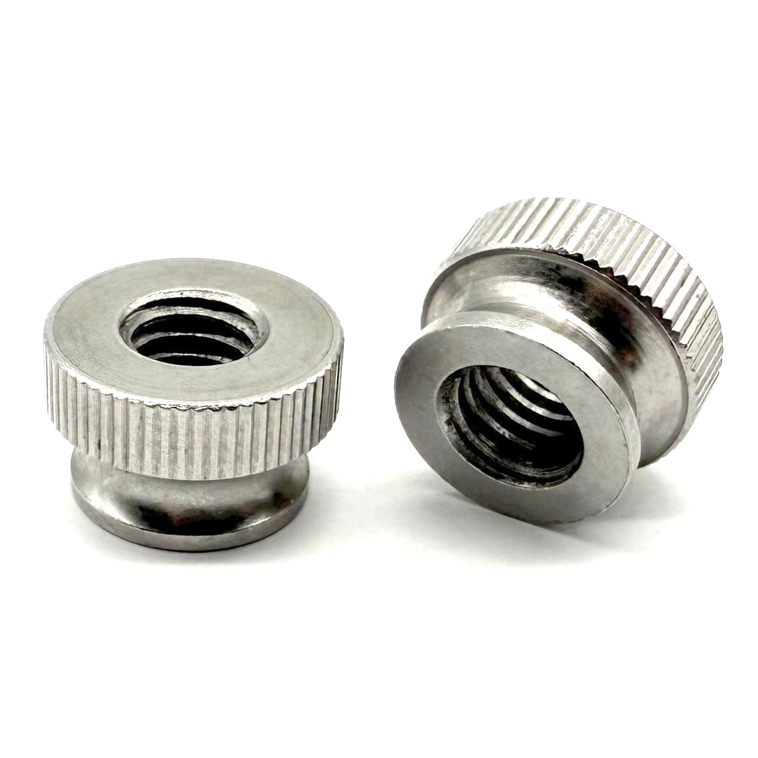 #10-32 18-8 Stainless Steel Knurled Thumb Nut