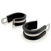 1/4" Stainless Steel Rubber Insulated Medium Duty Cable Clamp