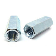 5/16"-18 x 1-3/4" Steel Coupling Nuts Zinc