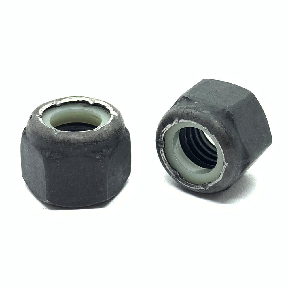 3/8"-24 Grade 8 Hex Nylon Insert Lock Nuts Phos & Oil