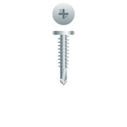 #10 Strong-Point Pancake Head 10-16 x 1-1/2, PH, Zinc