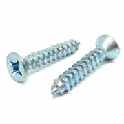 #6x1-1/2" Phillips Flat Head Type AB Self Tapping Sheet Metal Screws Zinc