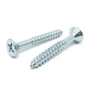 #8x3/4" Phillips Flat Head Wood Screws Zinc Clear