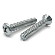 #8-32x5/8" Phillips Oval Head Machine Screws Zinc Clear