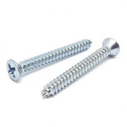 #8x1/2 Phillips Oval Head Type AB Self Tapping Sheet Metal Screws Zinc