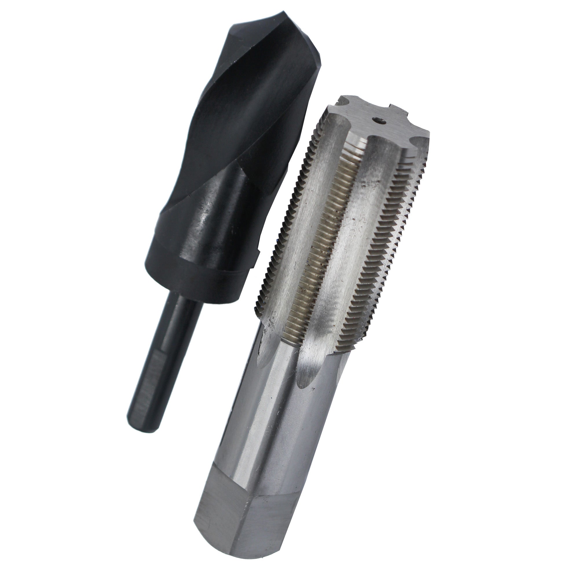 1-1/2"-6 UNC HSS Plug Tap and 1-11/32" HSS 1/2" Shank Drill Bit Kit