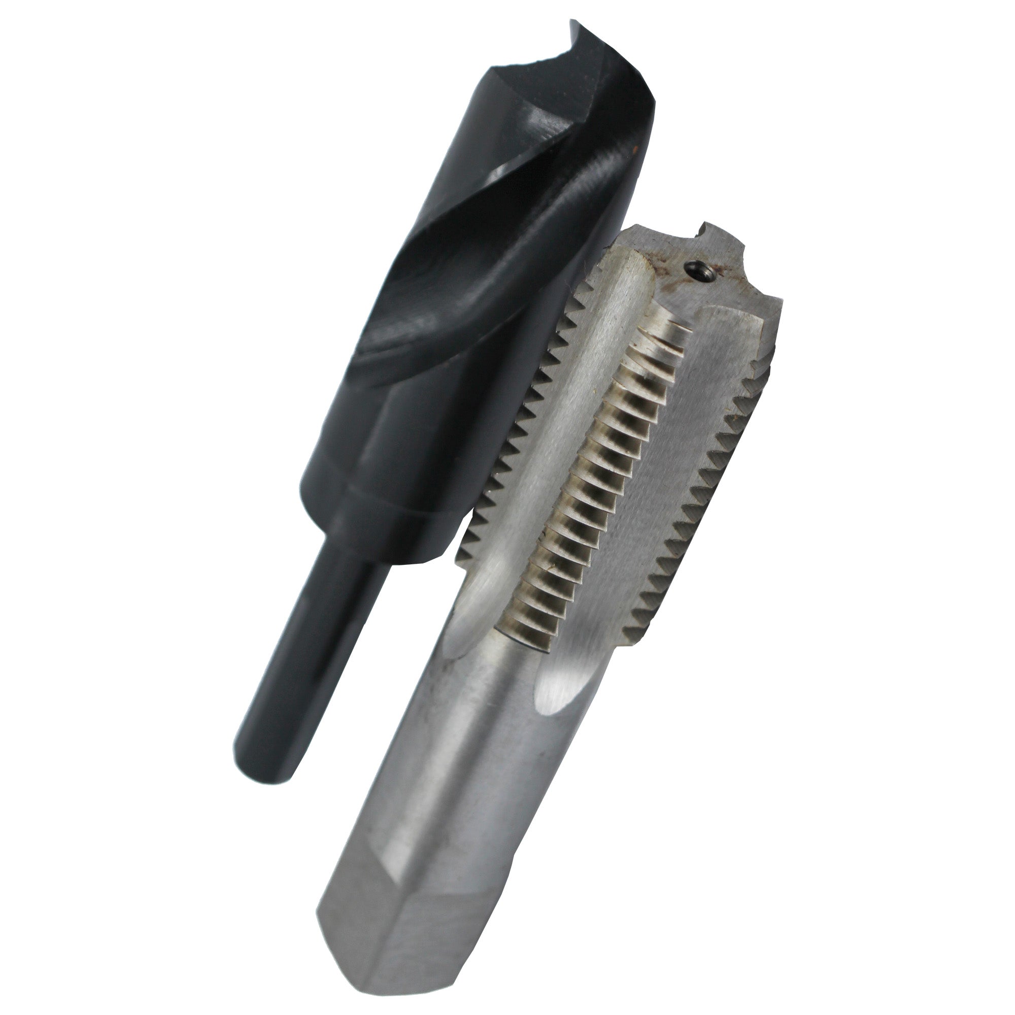 1-1/8"-7 UNC HSS Plug Tap and 63/64" HSS 1/2" Shank Drill Bit Kit