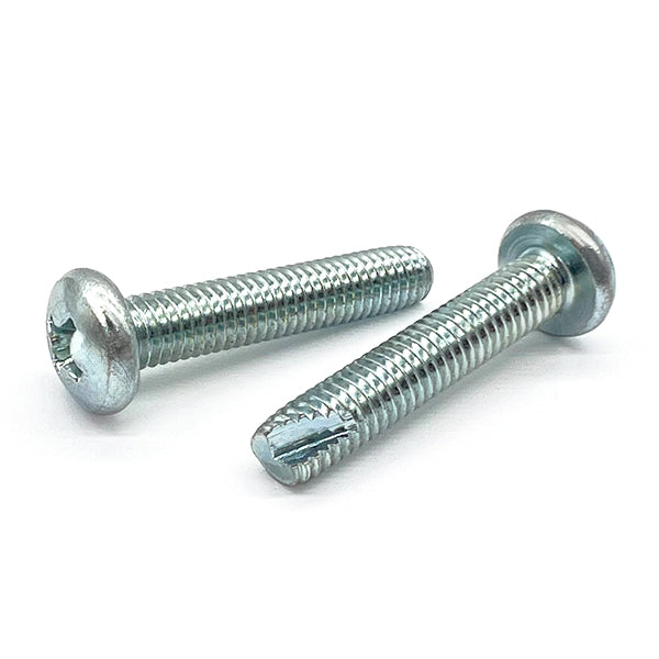 #8-32x5/8" Phillips Pan Head Type T Thread Cutting Screws Zinc Clear