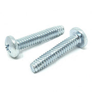 1/4-20x1"  Phillips Pan Head Type F Thread Cutting Screws Zinc