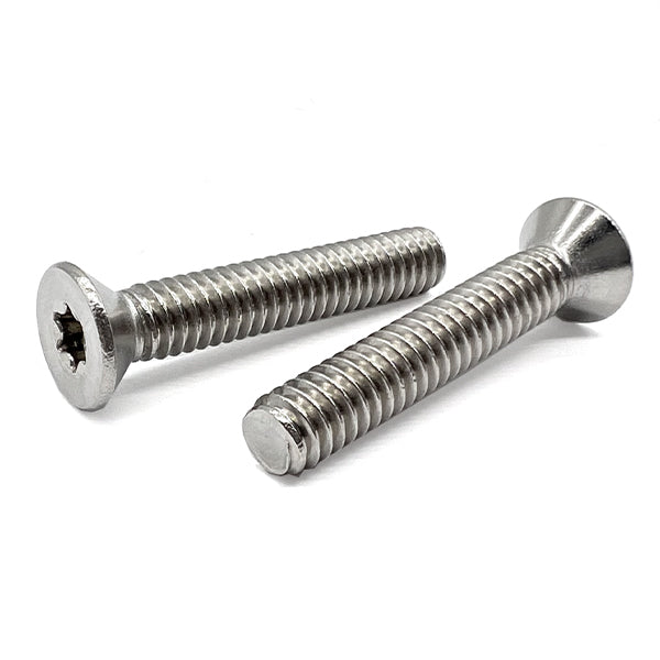 #6-32x1/2" 18-8 Stainless Steel Star Drive Flat Head Machine Screws