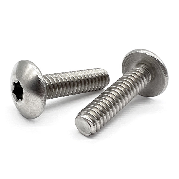 1/4-20x1/2" 18-8 Stainless Steel Star Drive Truss Head Machine Screws