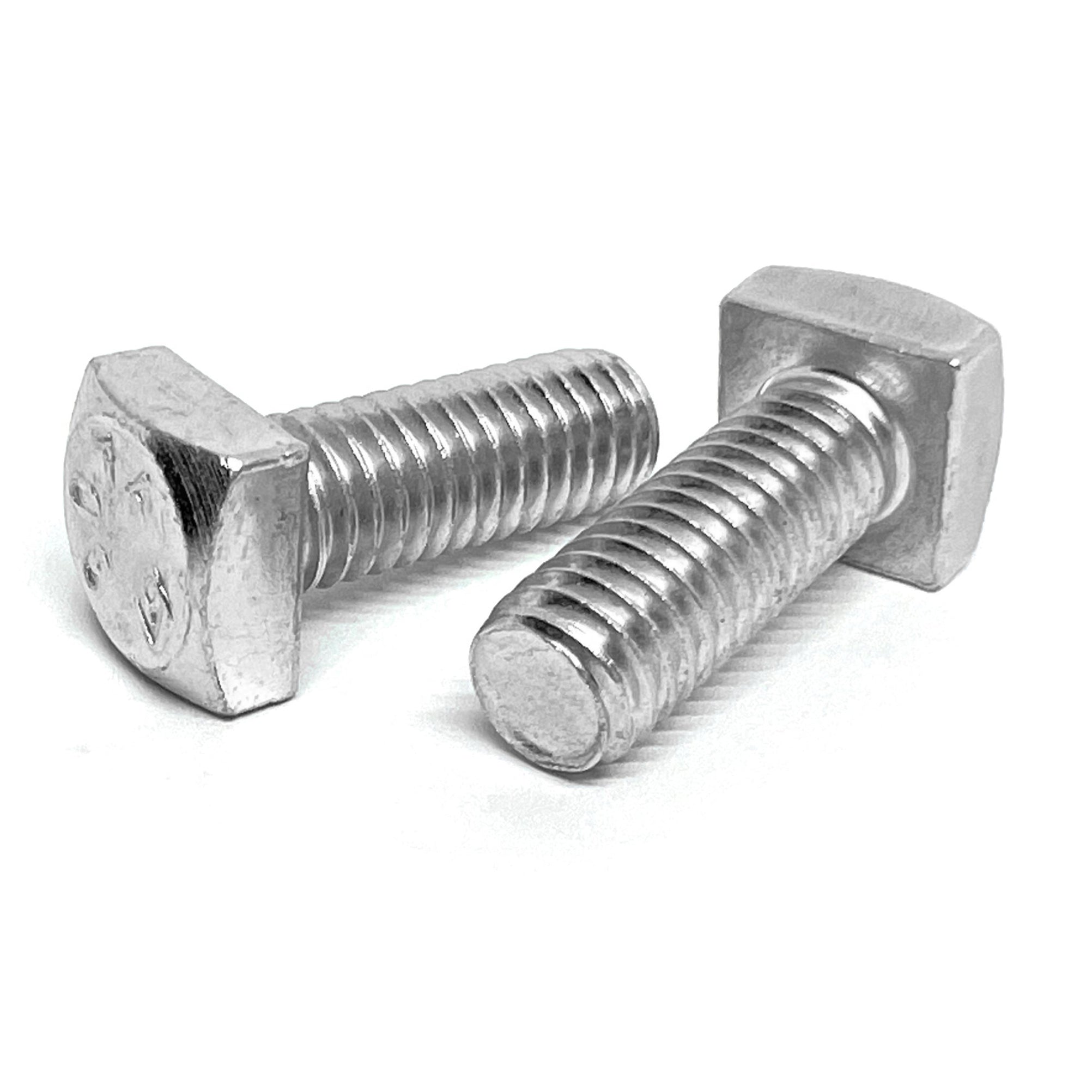 1/4"-20x1" Square Head Bolts Grade A307 Hot Dip Galvanized