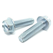 #8-32x5/8"  Slotted Hex Washer Head Type F Thread Cutting Screws Zinc