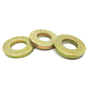 1/2" SAE Grade 8 Extra Thick Flat Washers Zinc Yellow