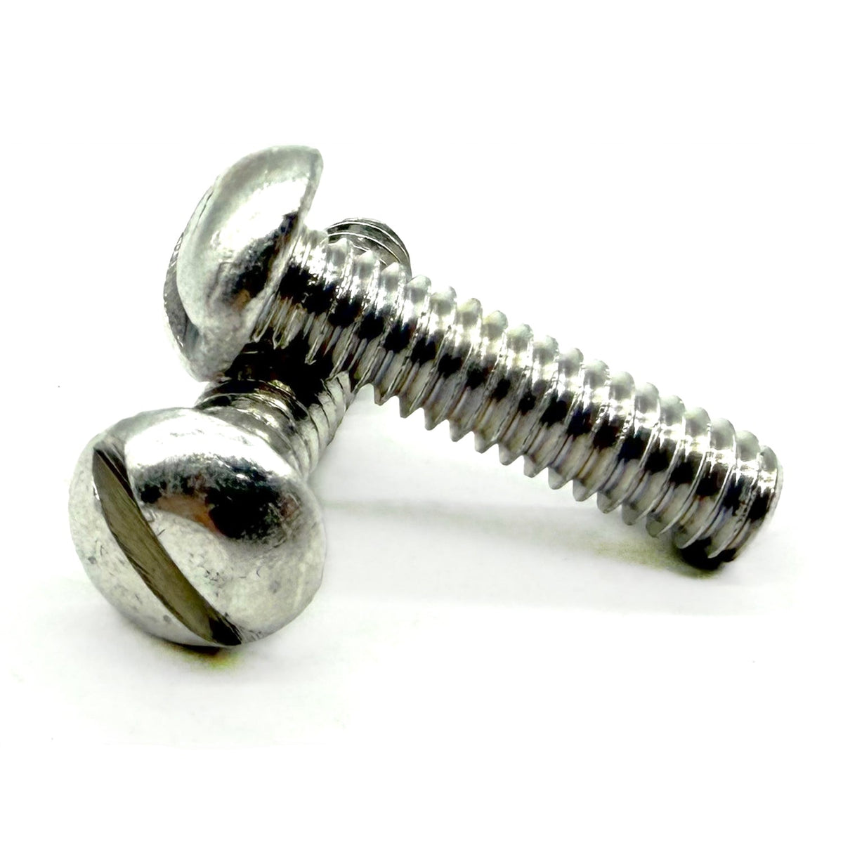 1/4"-20x1/2" Aluminum Slotted Round Head Machine Screw
