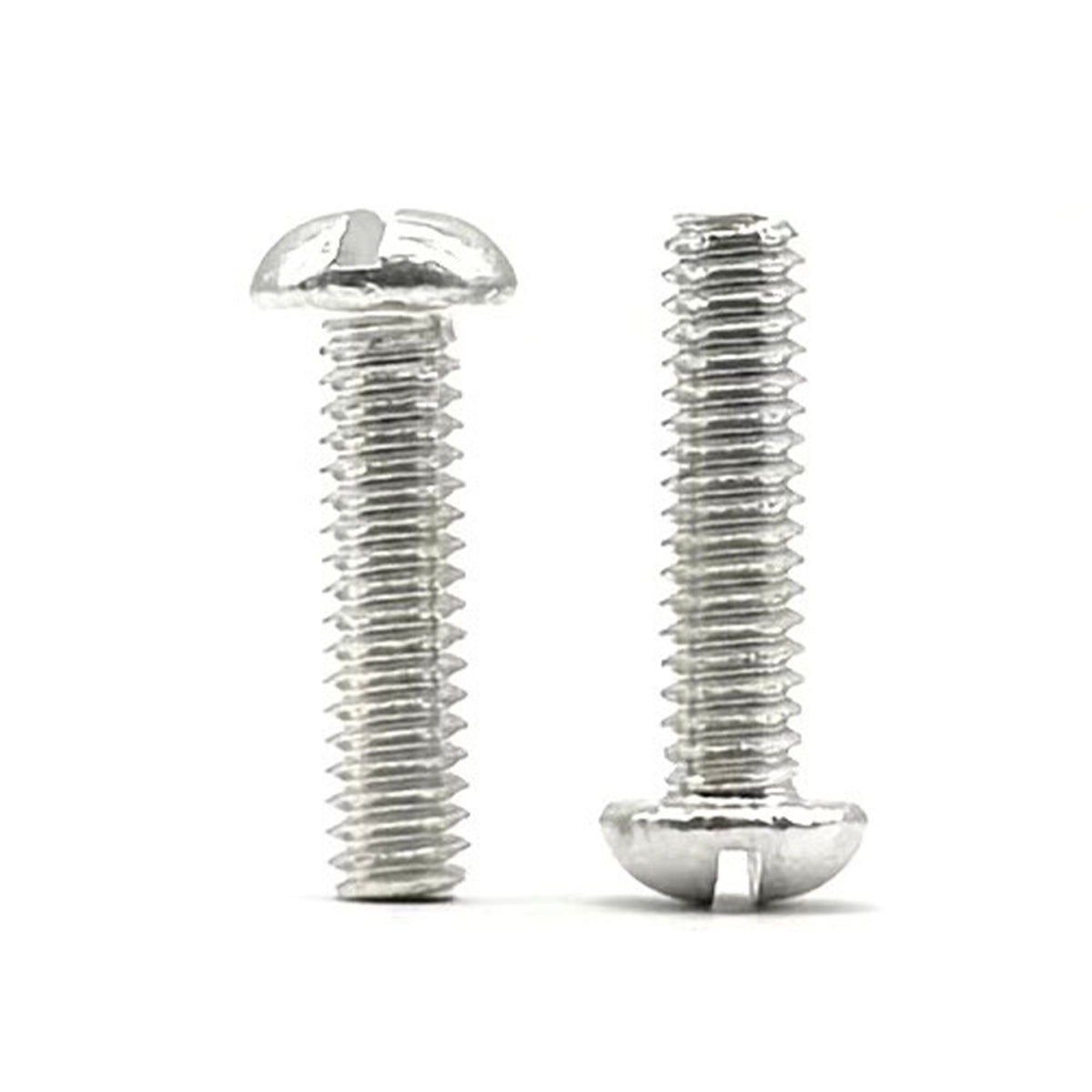 1/4"-20x1/2" Aluminum Slotted Round Head Machine Screw