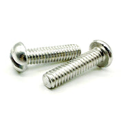#10-24x1/2" Aluminum Slotted Round Head Machine Screw