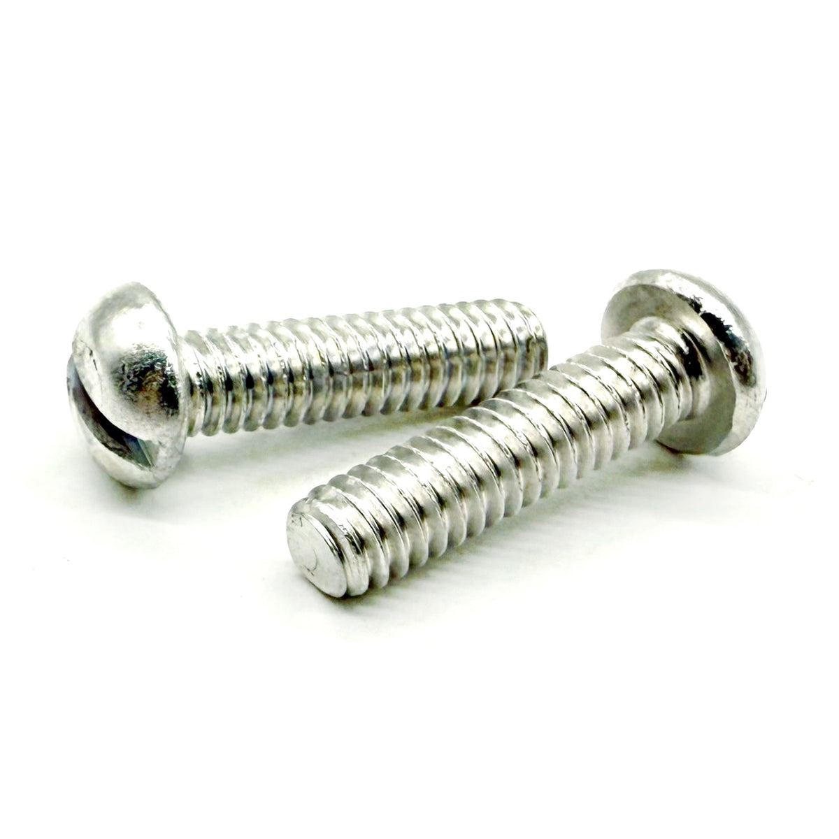 1/4"-20x1/2" Aluminum Slotted Round Head Machine Screw