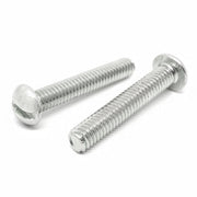 1/4-20x1-1/2" Stainless Steel Slotted Round Head Machine Screws Steel