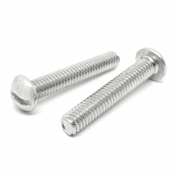 #8-32x3/4" Stainless Steel Slotted Round Head Machine Screws Steel