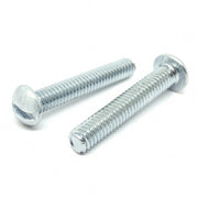 #6-32x1-3/4" Slotted Round Head Machine Screws Steel Zinc