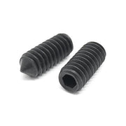 #6-32x3/16" Alloy Cone Point Allen Socket Set Screw Black Oxide