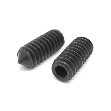 1/4-20x1" Alloy Cone Point Allen Socket Set Screw Black Oxide