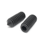 3/8-24x3/8" Alloy Cone Point Allen Socket Set Screw Black Oxide