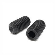 M8-1.25x20 Class 45H Cup Point Allen Socket Set Screws Black Oxide
