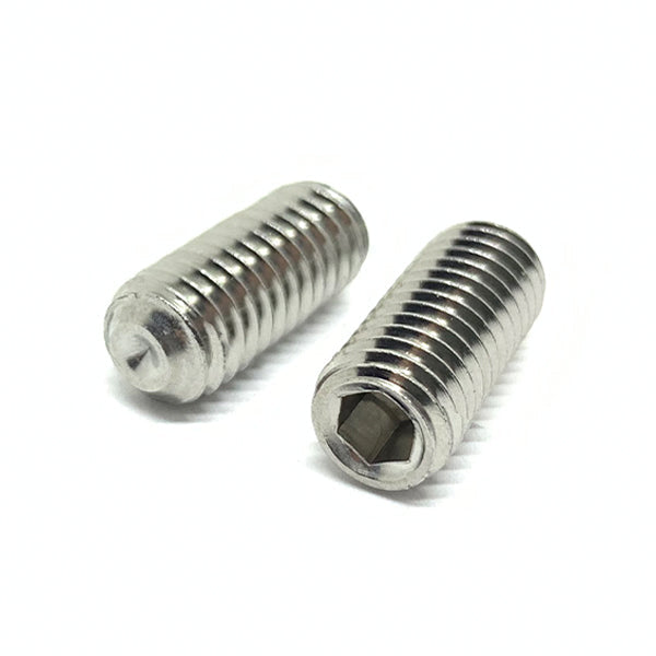 3/8-24x5/8" Stainless Steel Cup Point Allen Socket Set Screw