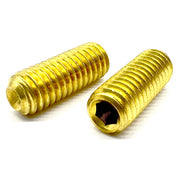 #10-24x3/16" Brass Cup Point Socket Set Screws