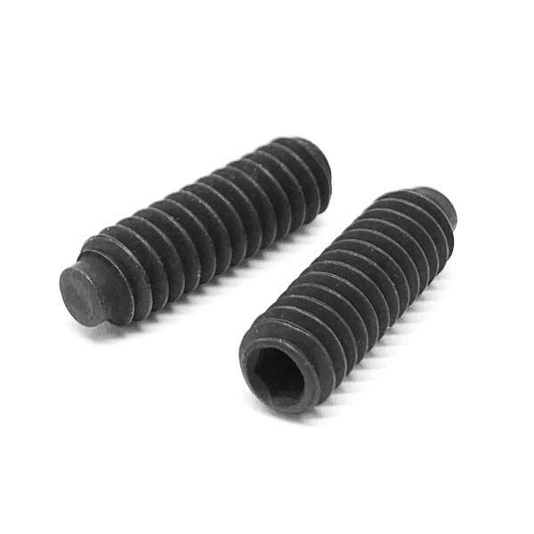 1/4-20x1-1/4" Alloy Half Dog Point Allen Socket Set Screw Black Oxide