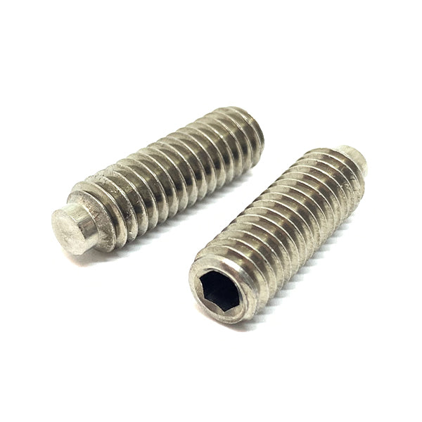 3/8-24x3/8"  Stainless Steel Half Dog Point Allen Socket Set Screw