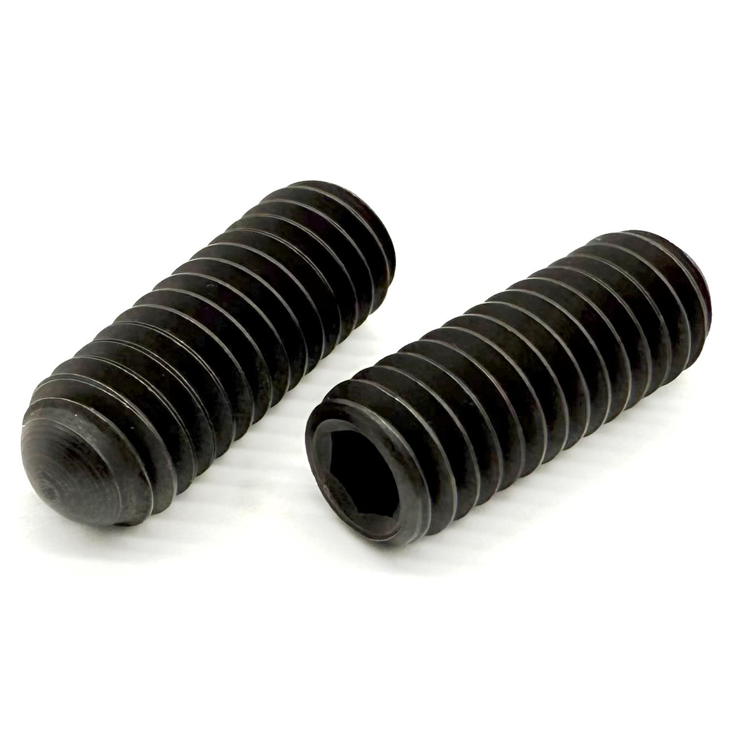 #8-32x5/8" Alloy Oval Point Allen Socket Set Screw Black Oxide