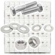 5/16"-18 Coarse 18-8 Stainless Steel Hex Cap Screws, Nuts, & Washers - 1078 PCS
