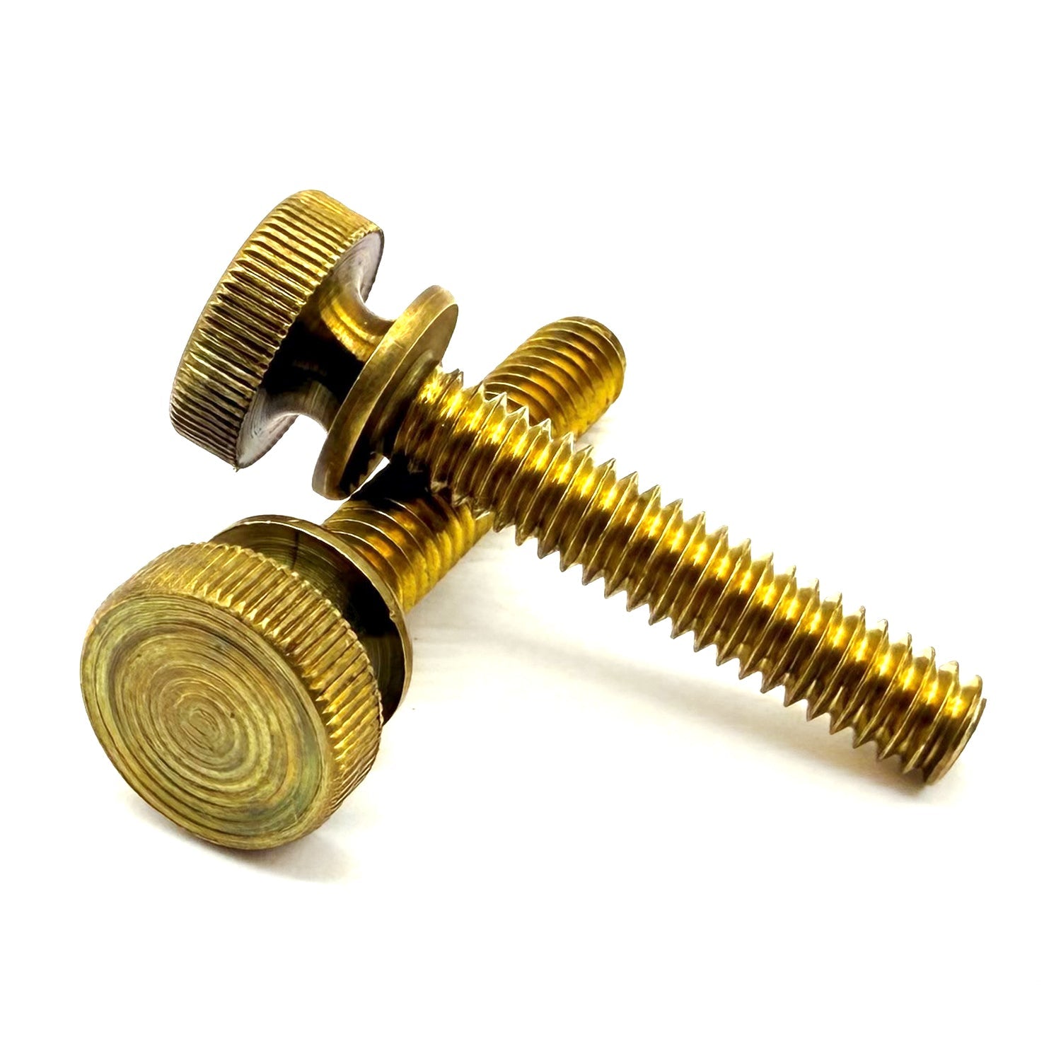 1/4"-20x1-1/4" Brass Thumb Screw