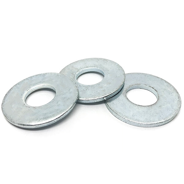 7/16" USS Low Carbon Flat Washers Zinc