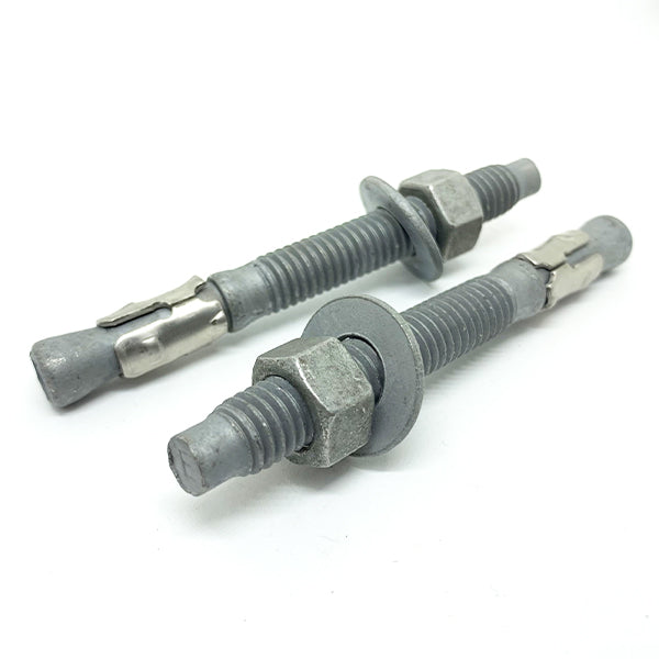 5/8-11x5" Wedge Anchor w/ Nut & Washer Galvanized Steel