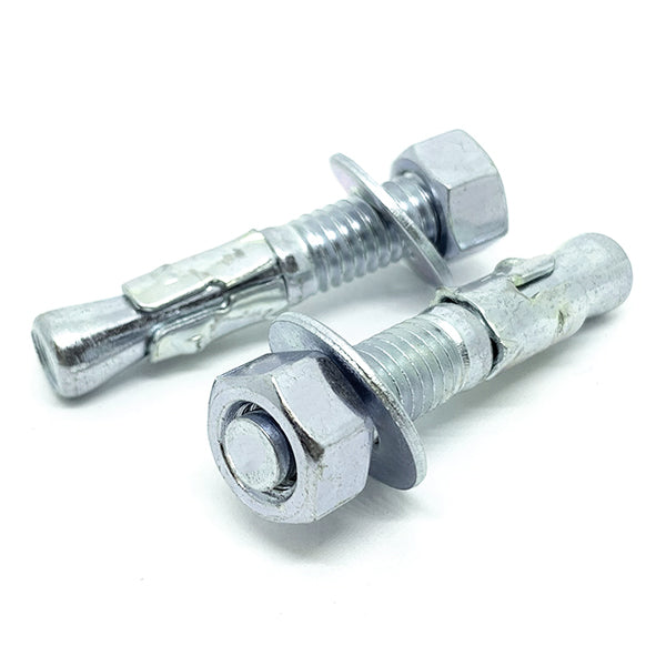 1/2-13x2-3/4" Wedge Anchor w/ Nut & Washer Zinc Clear Steel