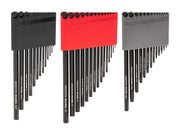 Flat End Hex and Star L-Key Set with Holders, 41-Piece (0.050-3/8 in., 1.3-10 mm, T6-T50)