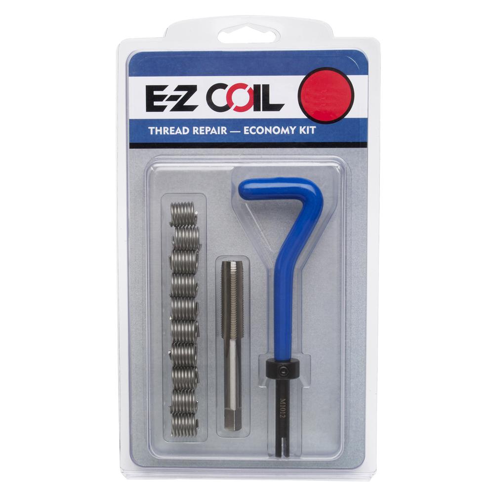 7/8"-14 Stainless Steel Threaded Coil Insert Economy Repair Kit with Inserts, Tap, and Install Tool