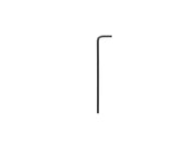 9/64 Inch Flat End Hex L-Key