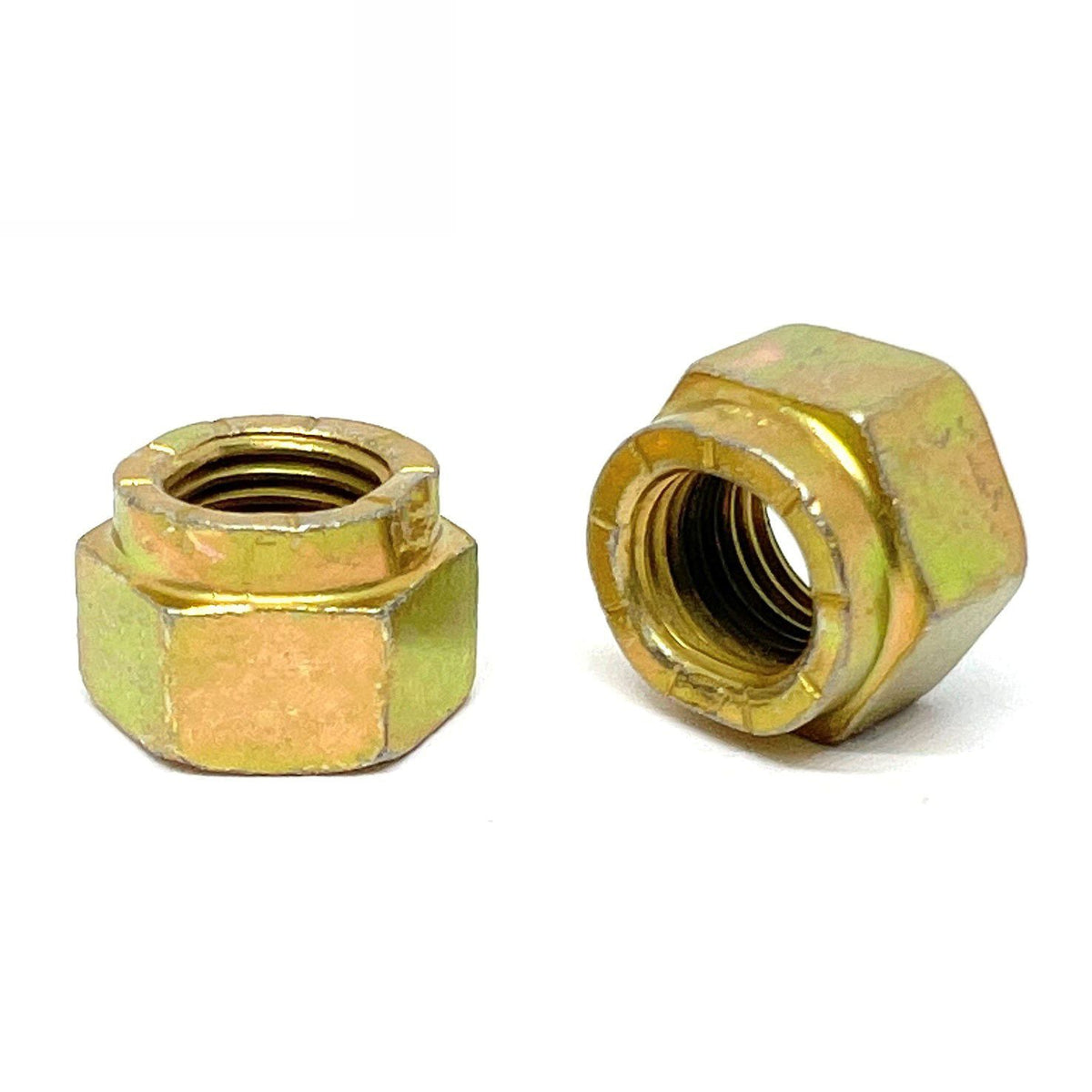 7/8"-9 Grade L-9 Hex Collar Locknuts USA Zinc Yellow